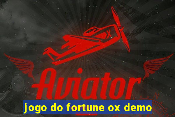 jogo do fortune ox demo